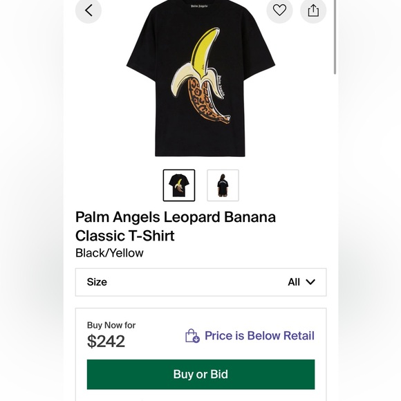 Men’s or Women’s Palm Angels T-Shirt! Brand New comes in bag! Men’s size medium